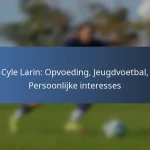 Kenny Saief: Vormende jaren, Jeugdcarrière, Persoonlijke interesses